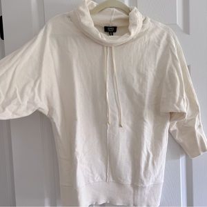 Athleisure style knit sweater.